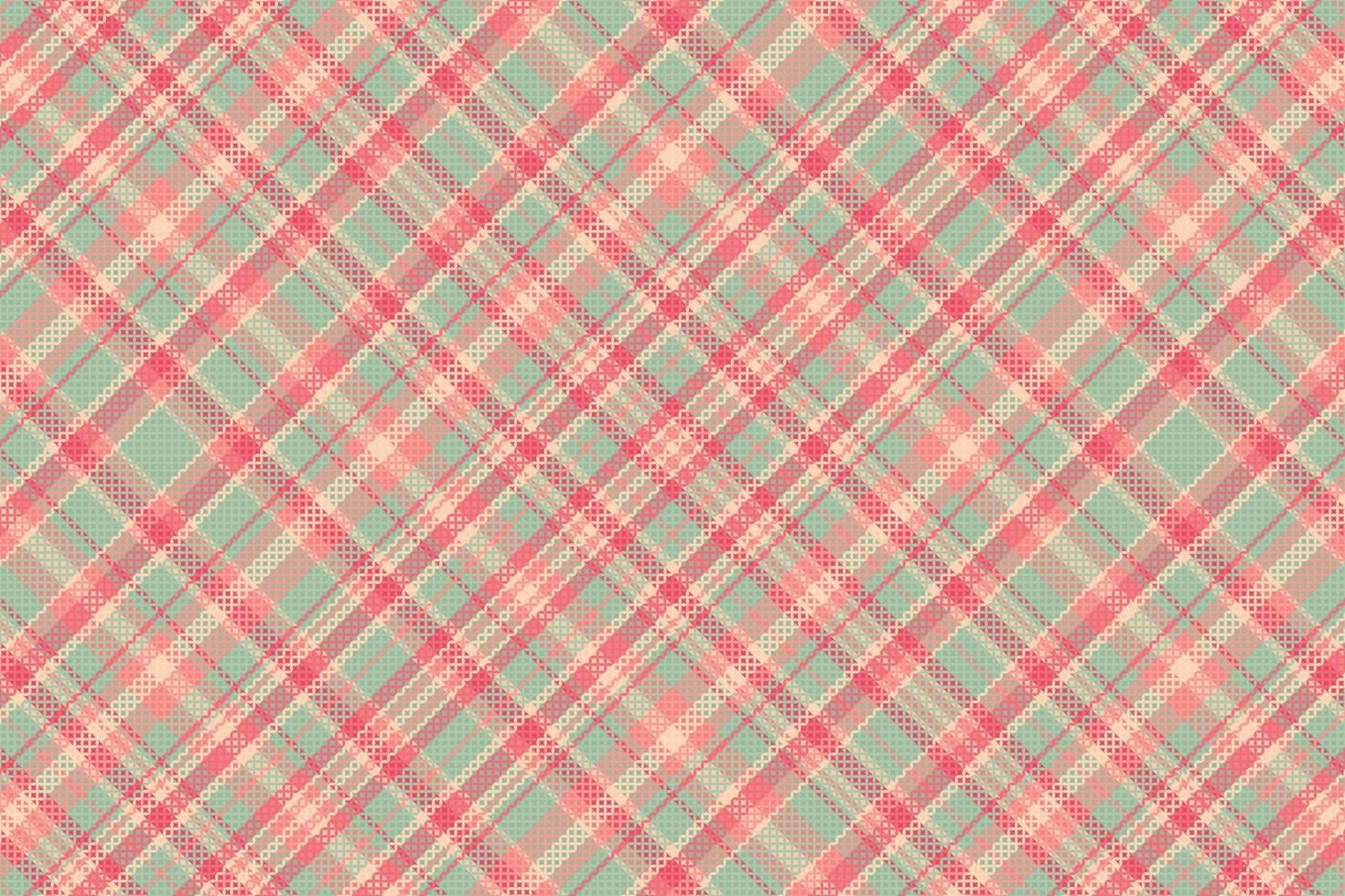 Tartan plaid pattern with texture and nature color. vector