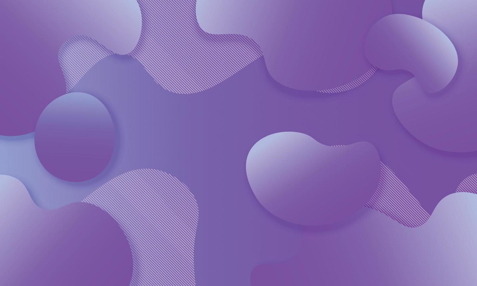 Abstract purple fluid shape background. vector