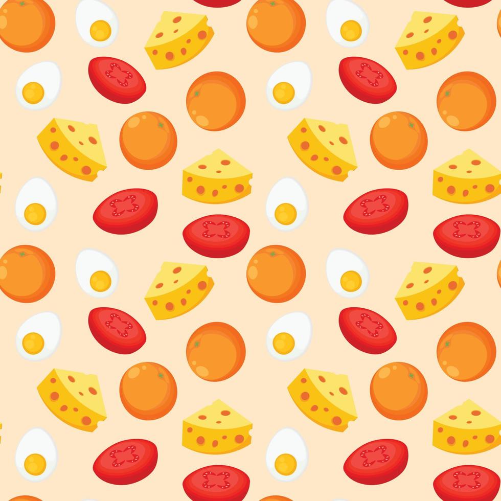 Hand drawn world food safety day seamless pattern vector