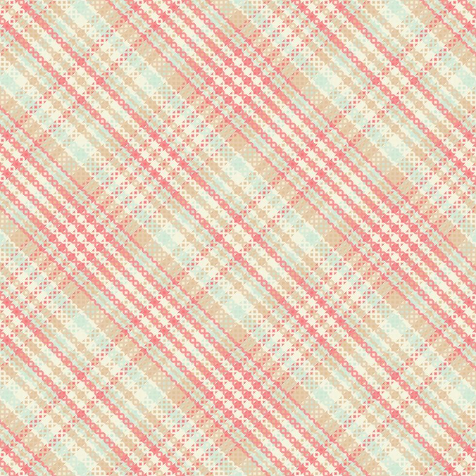 Tartan plaid pattern with texture and summer color. vector