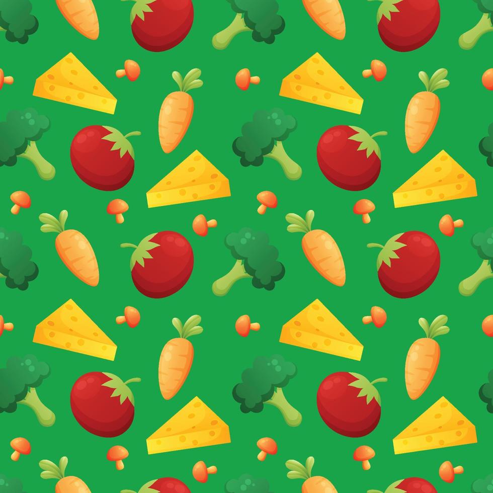 Hand drawn world food safety day seamless pattern. Vector illustration.