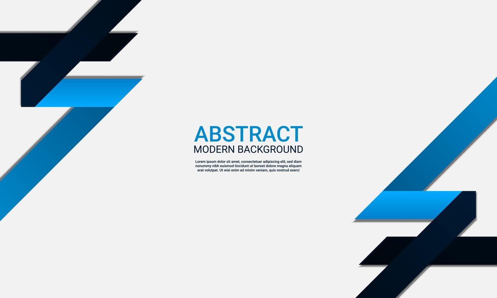 Abstract modern background with blue stripes. Vector illustration.