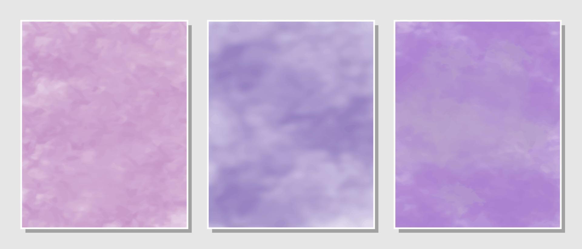 Abstract minimalist set watercolors background. vector