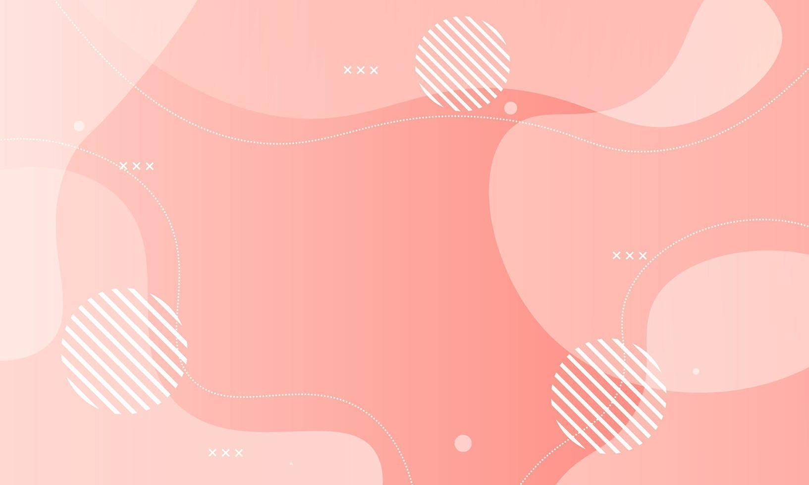 Abstract pink gradient fluid background. vector