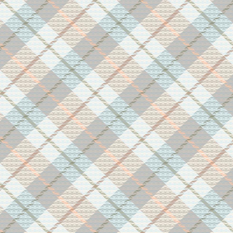 Tartan plaid pattern with texture and summer color. vector