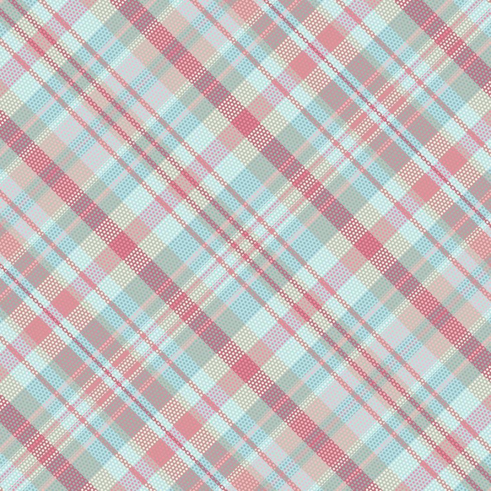 Tartan plaid pattern with texture and summer color. vector