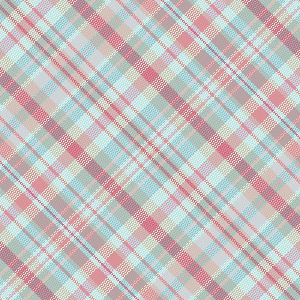 Tartan plaid pattern with texture and summer color. vector