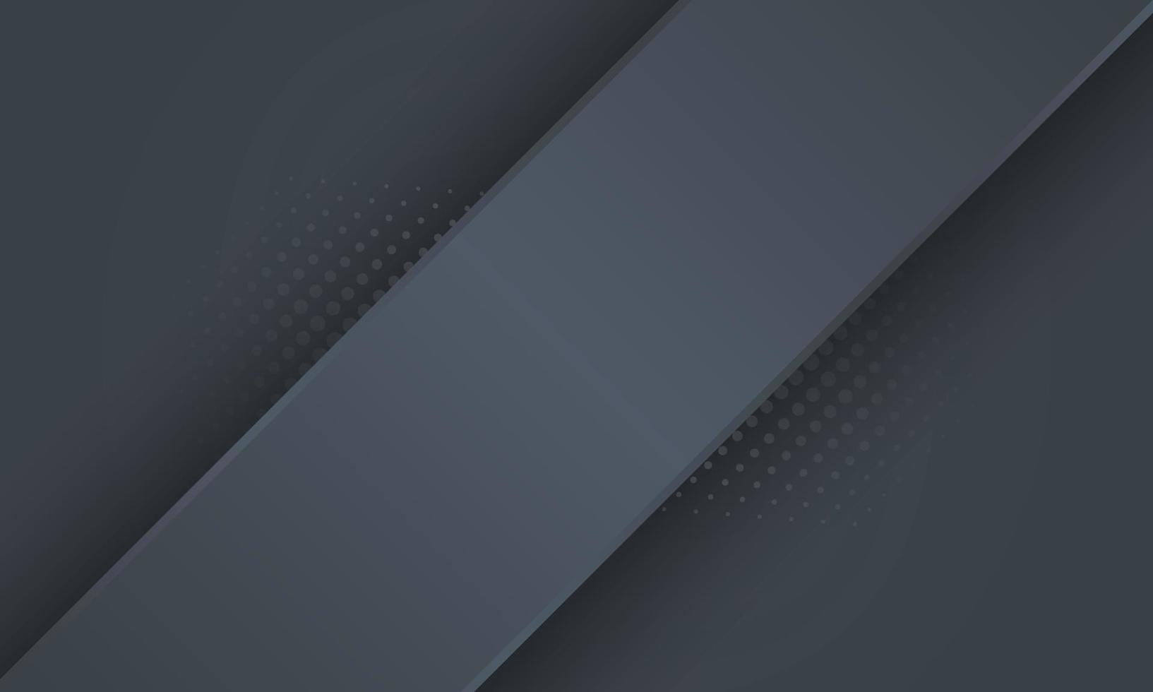 Abstract gray stripe diagonal background with shadow and halftone texture. vector