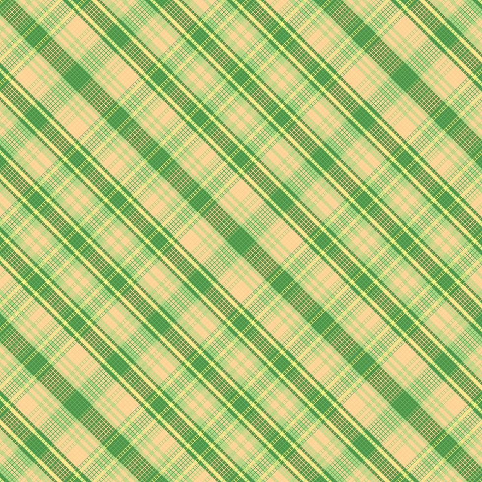 Tartan plaid pattern with texture and nature color. vector