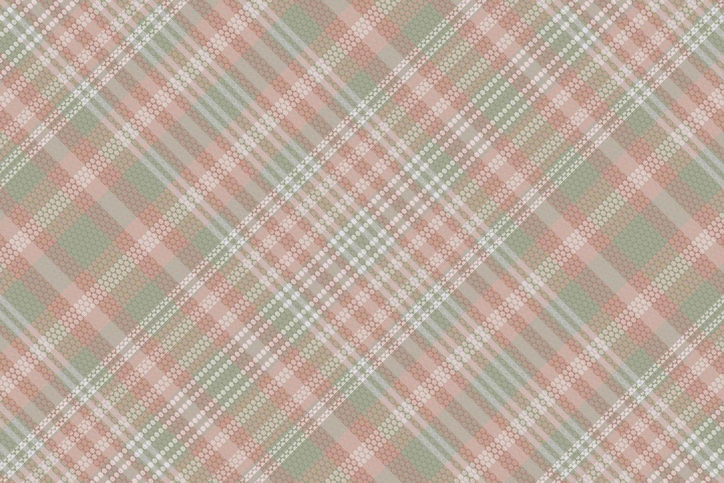 Tartan plaid pattern with texture and nature color. vector