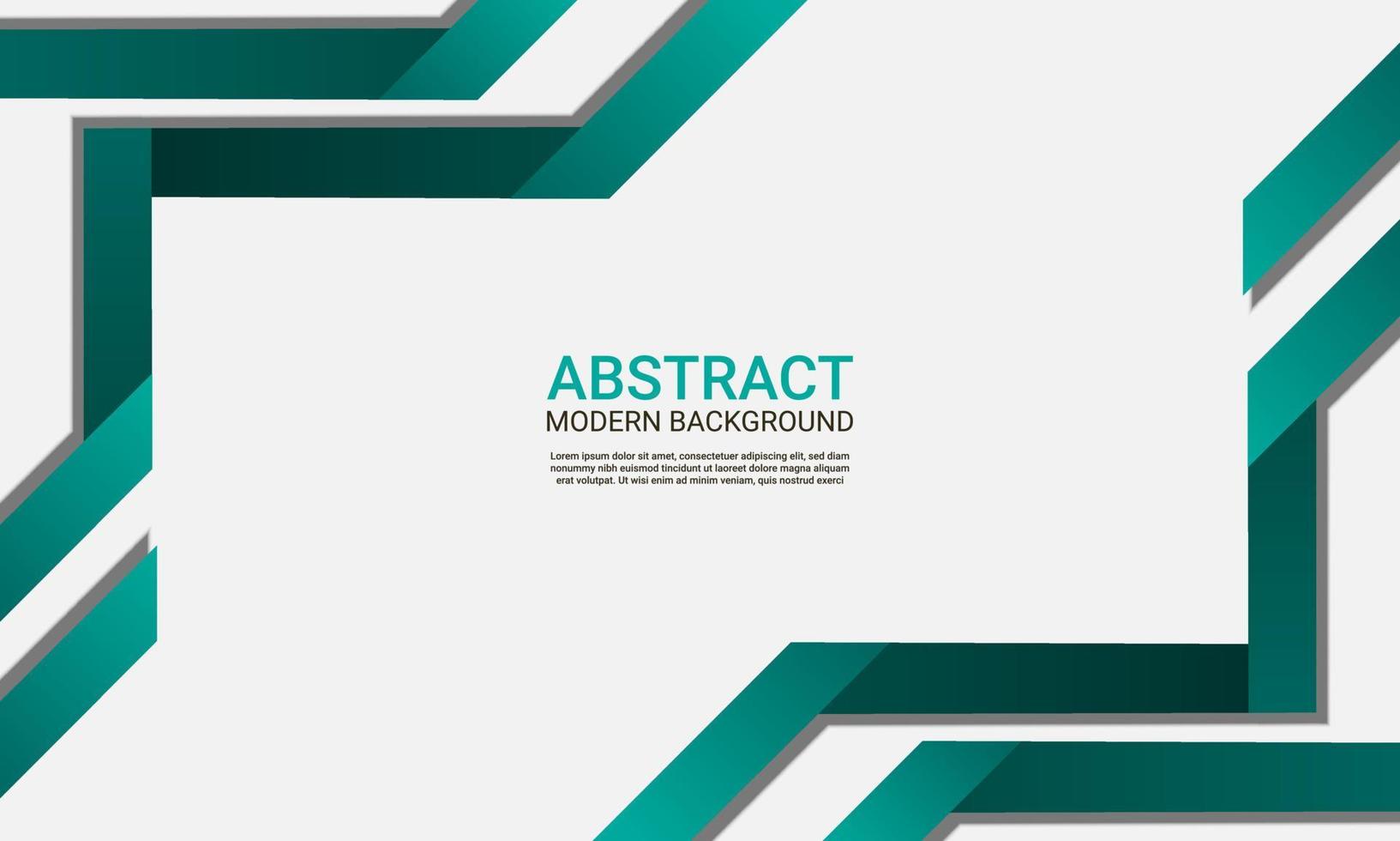 Abstract modern background with light green stripes. Vector illustration.