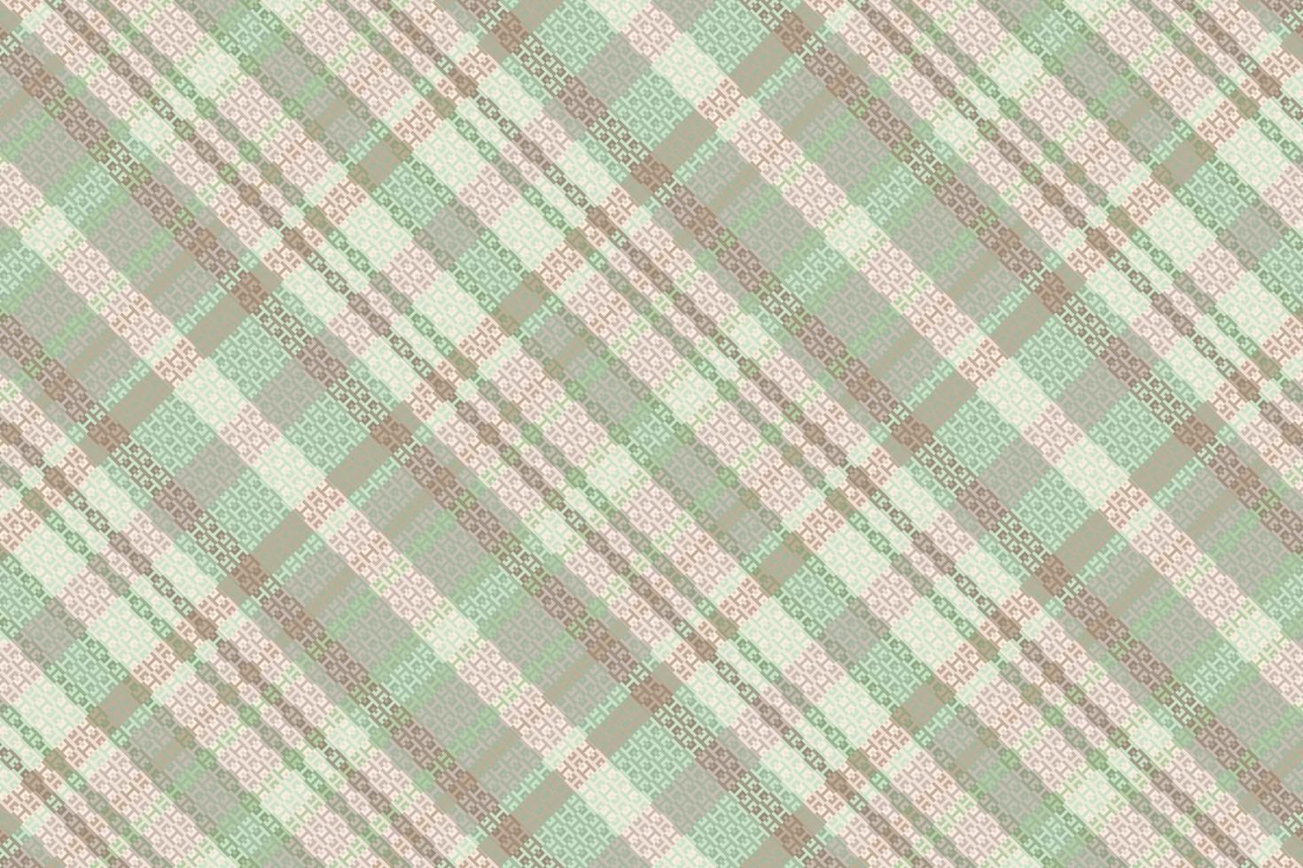 Tartan plaid pattern with texture and summer color. vector