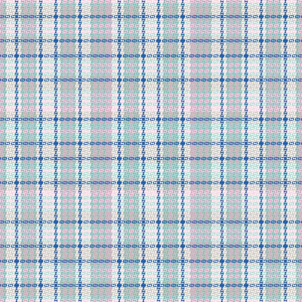 Tartan plaid pattern with texture and summer color. vector