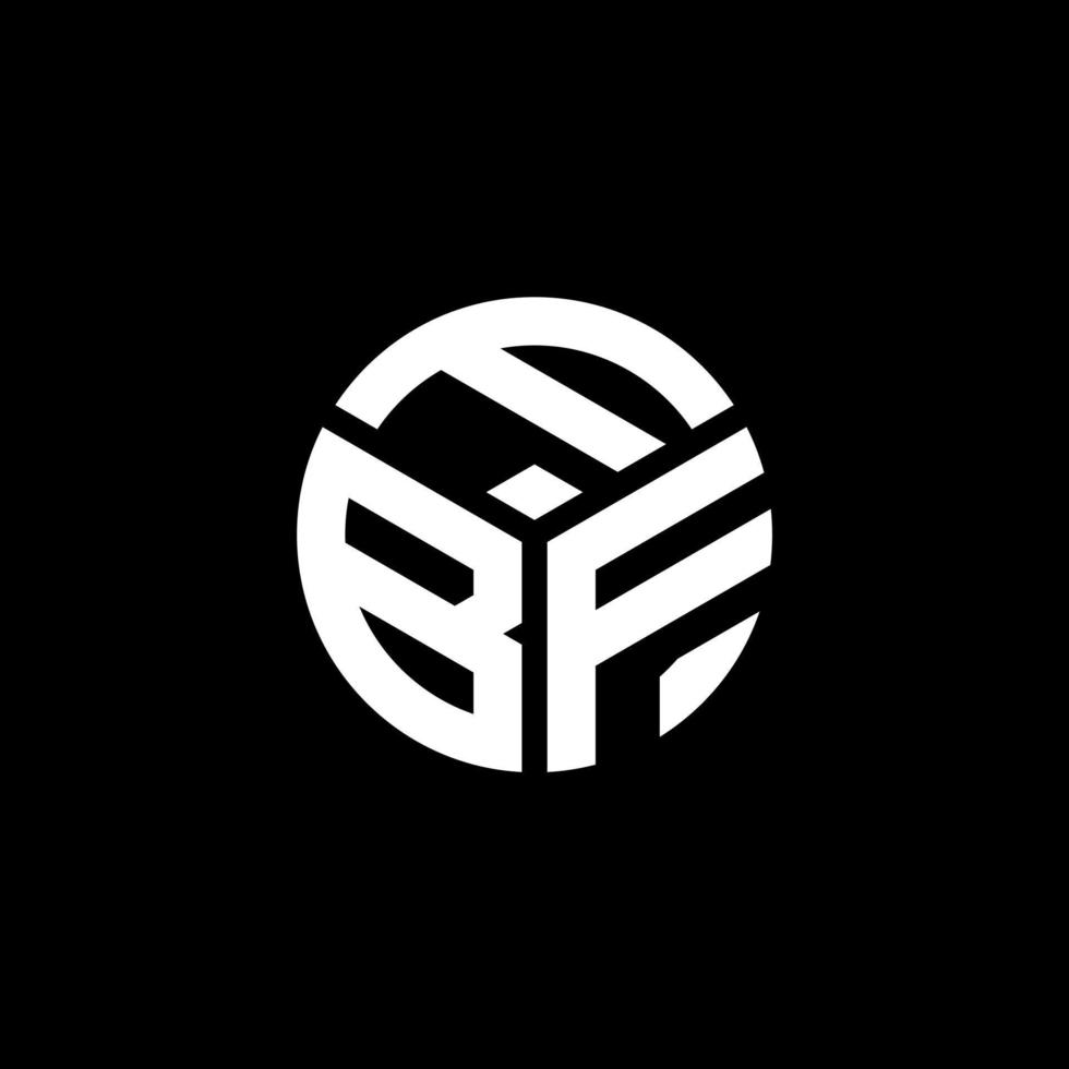 diseño de logotipo de letra fbf sobre fondo negro. concepto de logotipo de letra de iniciales creativas fbf. diseño de letras fbf. vector