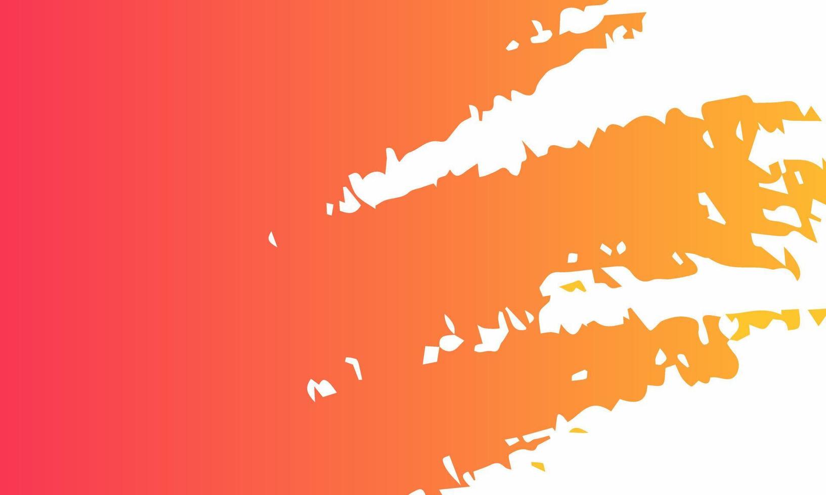 Abstract orange and yellow gradient form background. vector