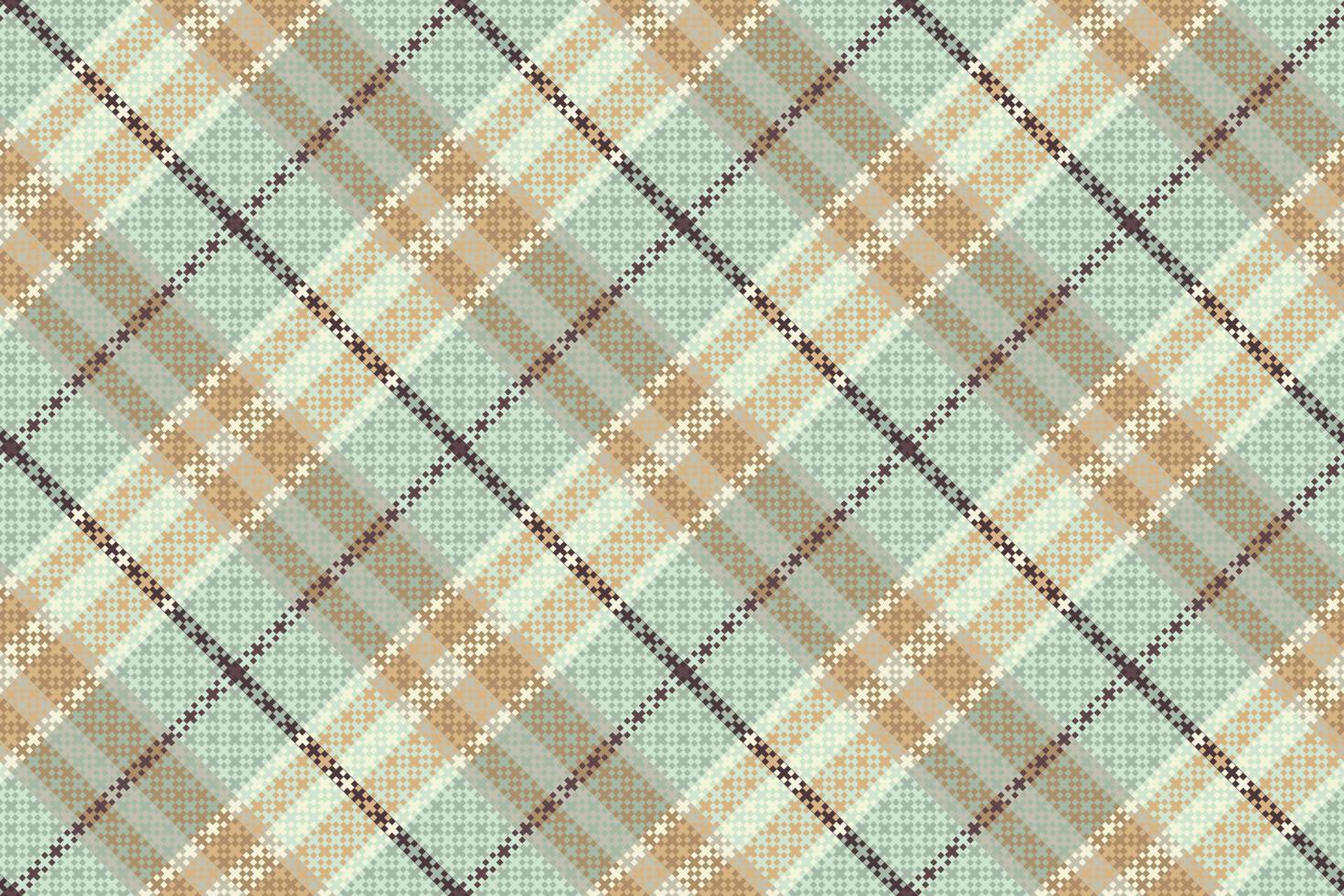 Tartan plaid pattern with texture and summer color. vector