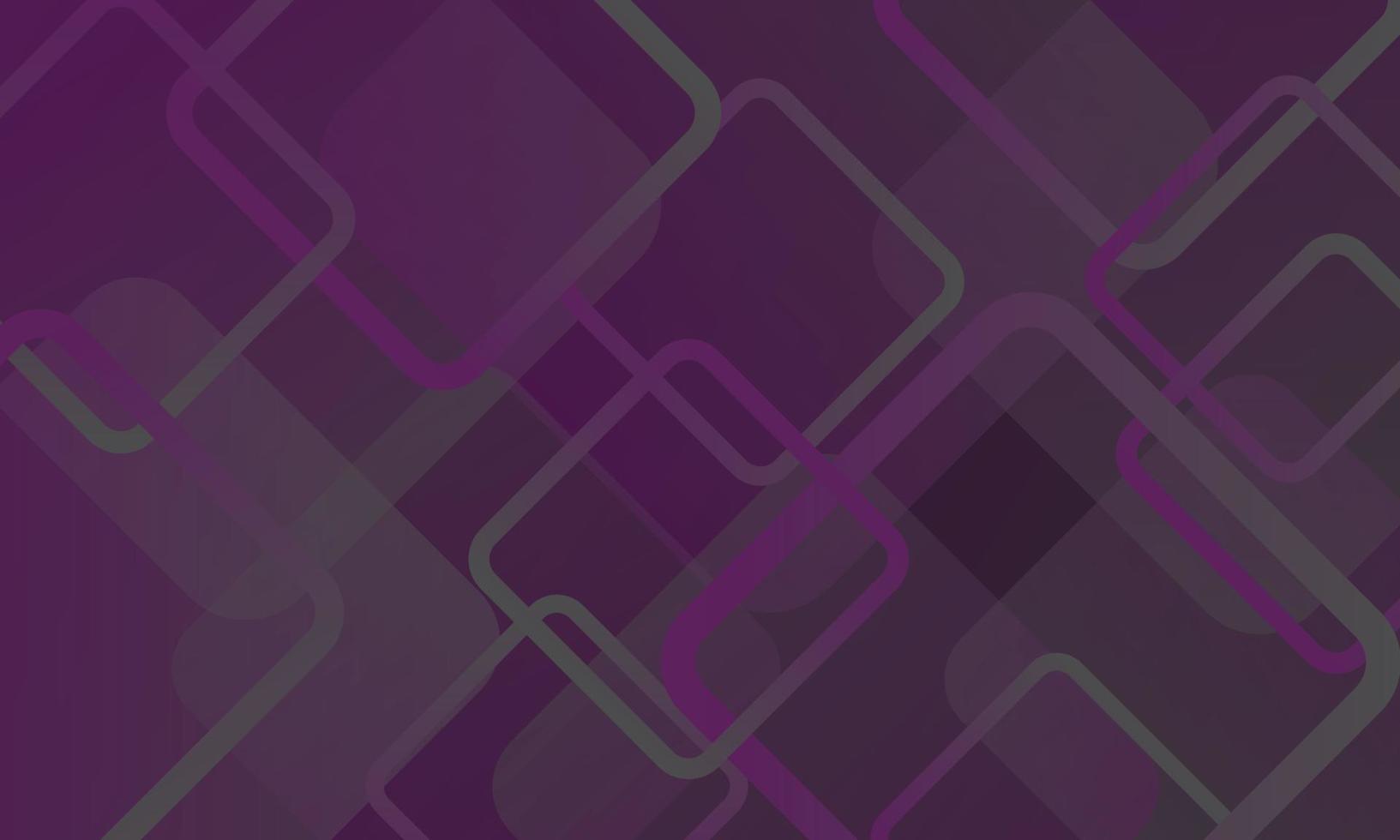 Abstract purple gradient background with geometric squares overlapping. vector