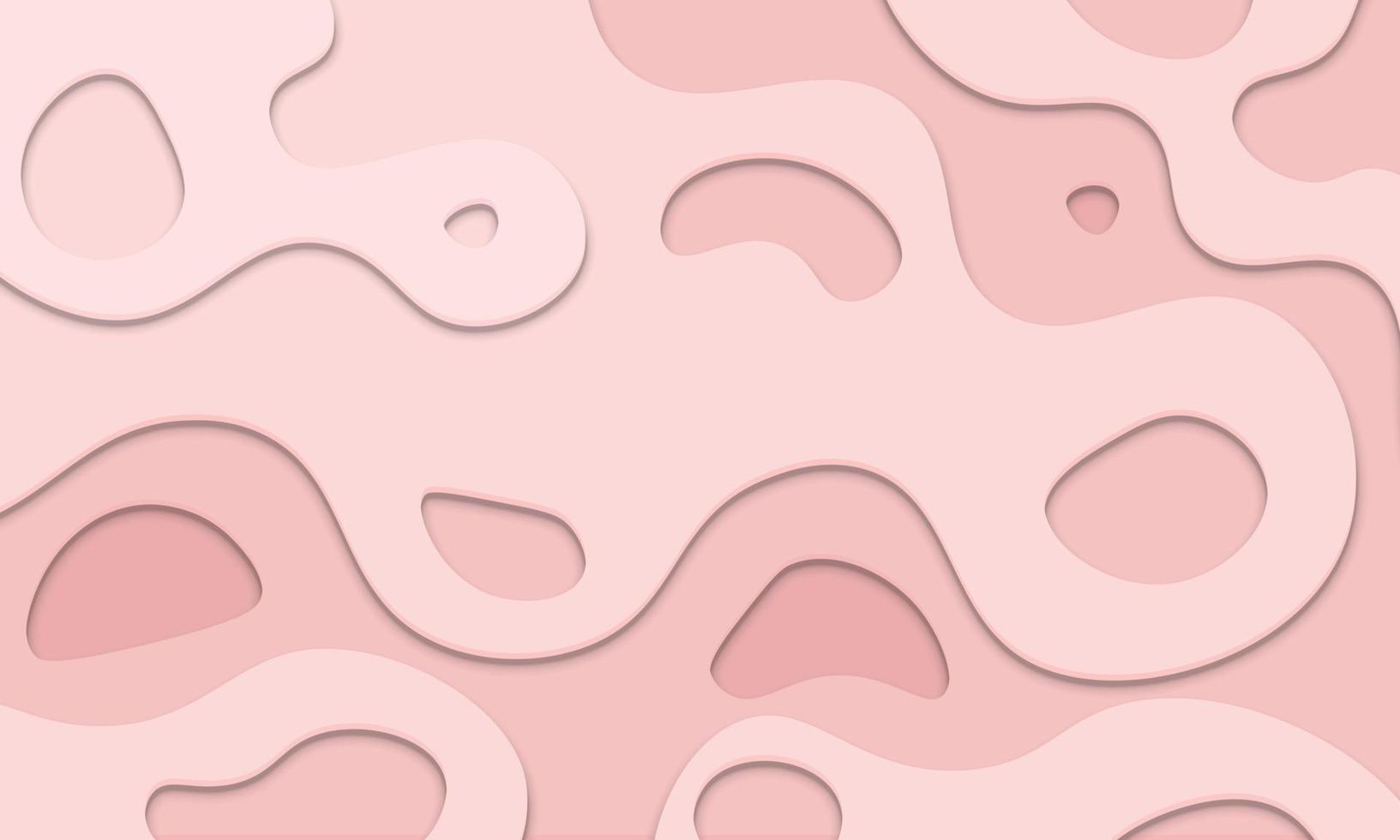 Fondo abstracto de sorteo de mano rosa. vector