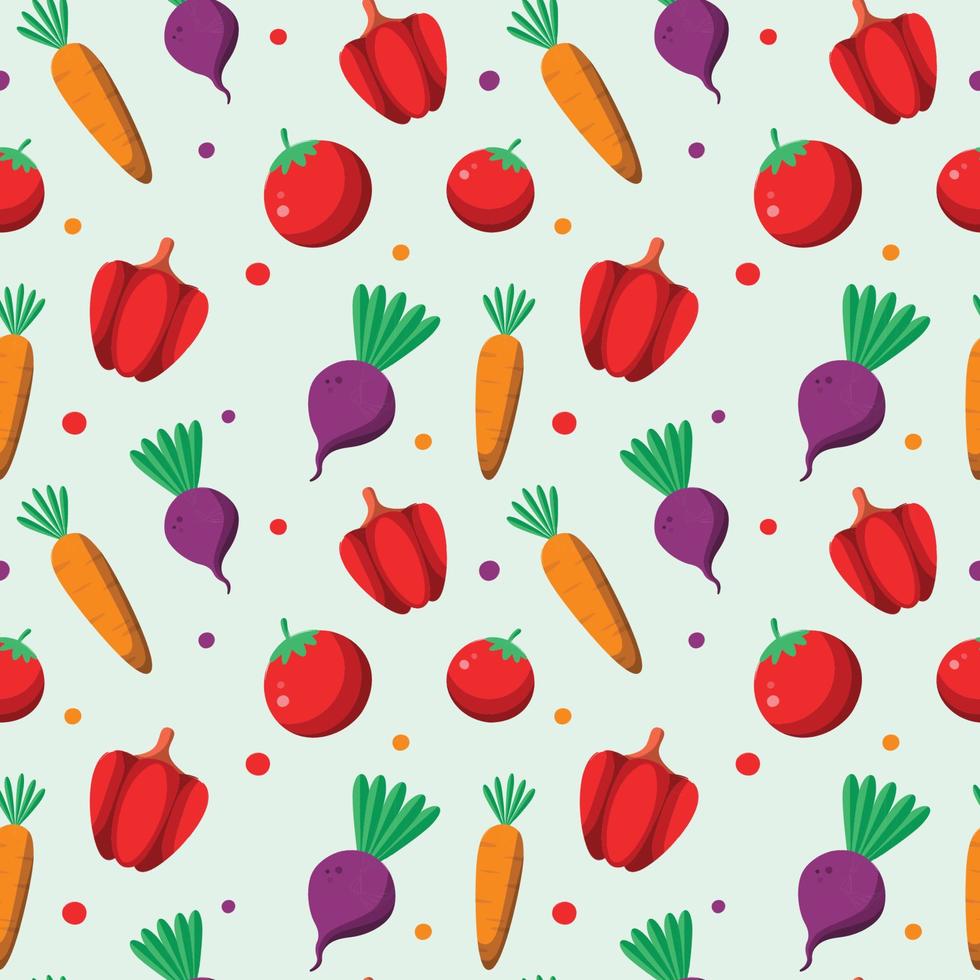 Hand drawn world food safety day seamless pattern. vector