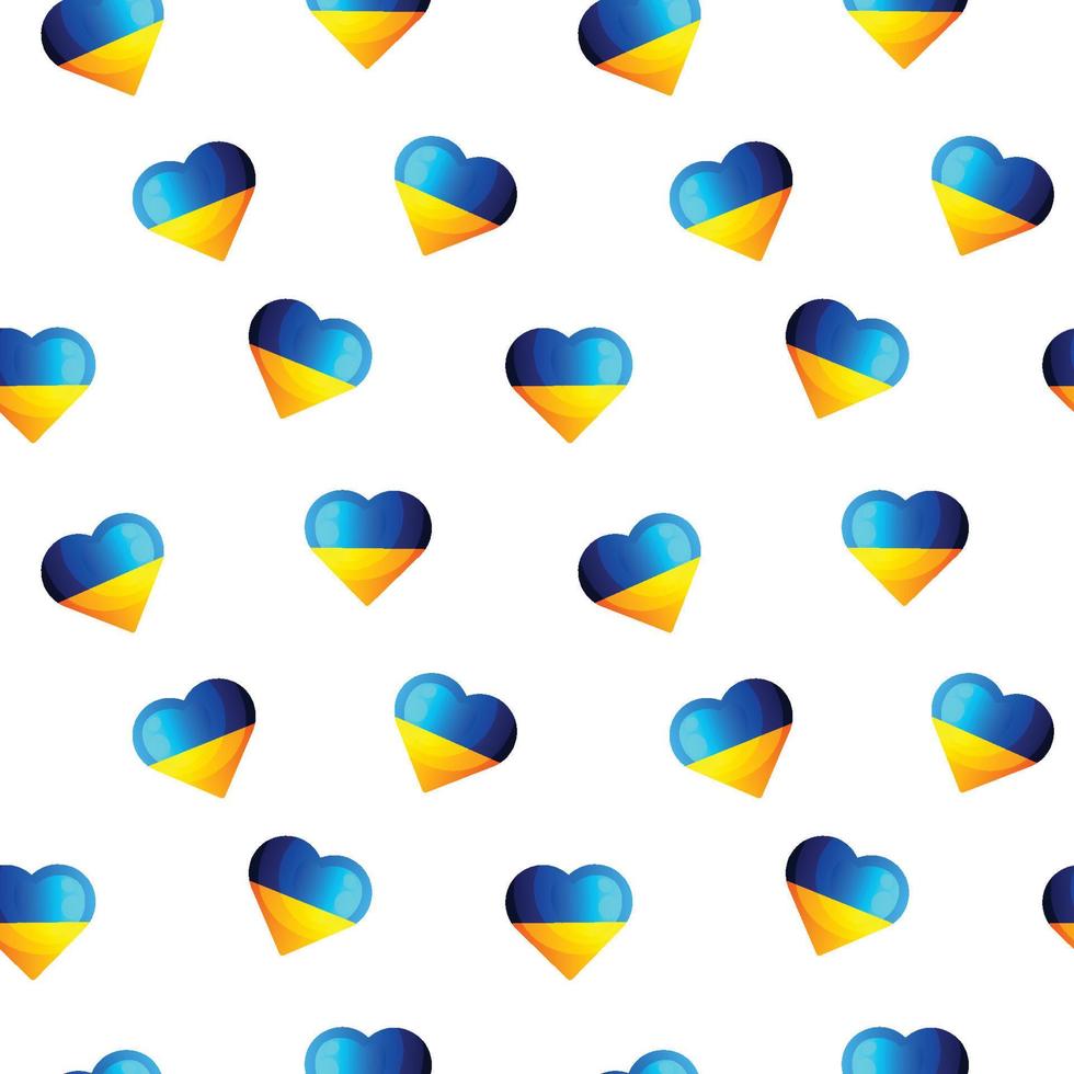 Ukraine flag seamless pattern. Repeat pattern vector