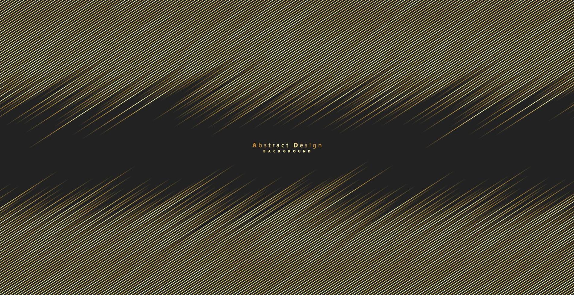 Golden wave line background vector