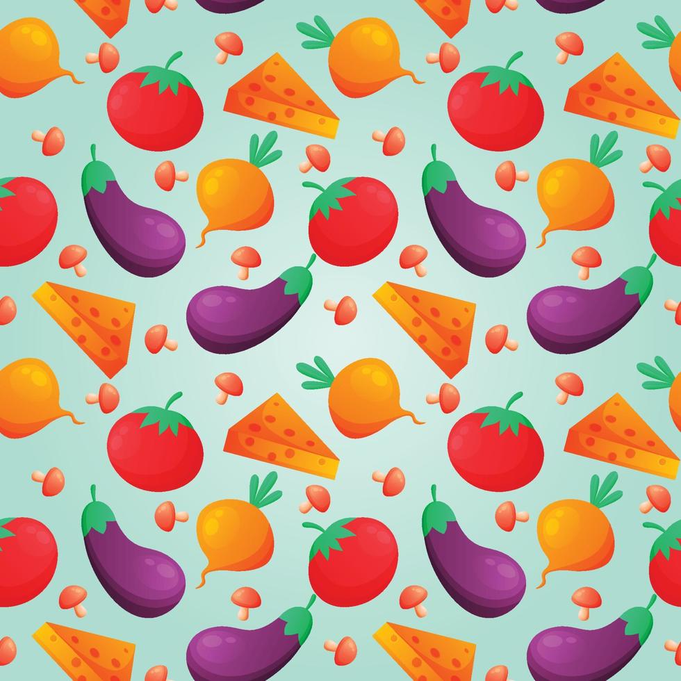 Hand drawn world food safety day seamless pattern. Vector illustration.