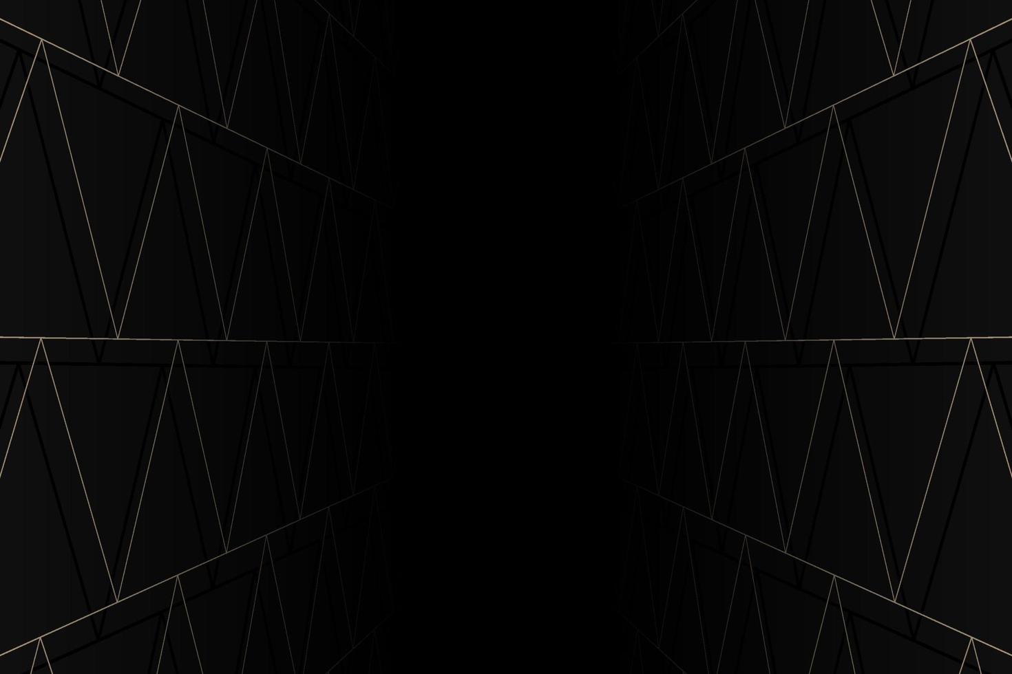 Abstract perspective triangle lines background. Vector. vector
