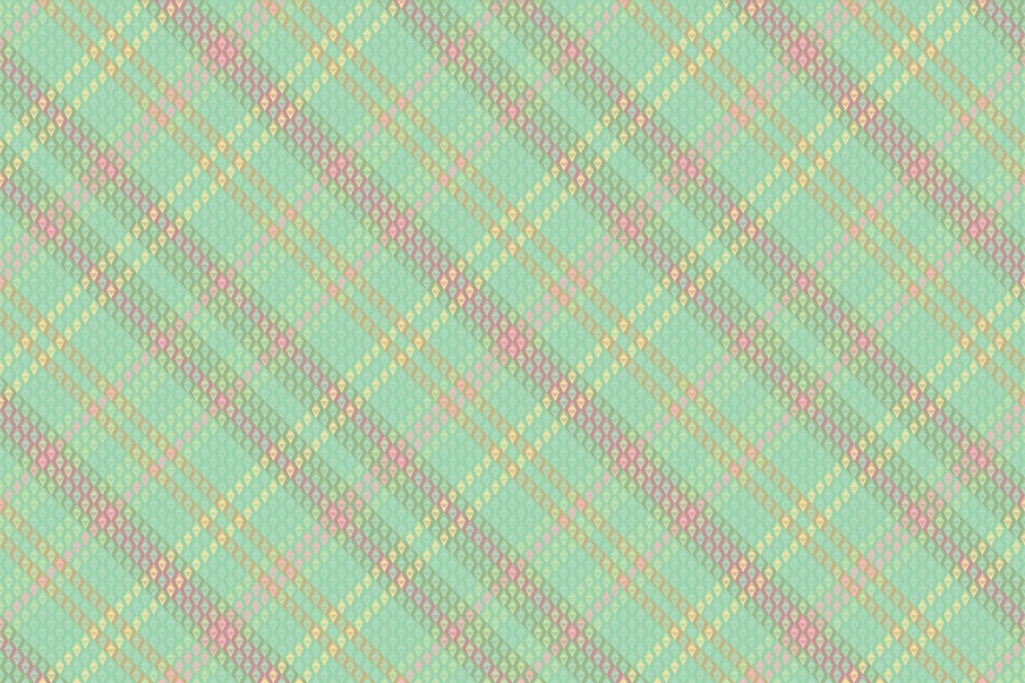 Tartan plaid pattern with texture and summer color. vector