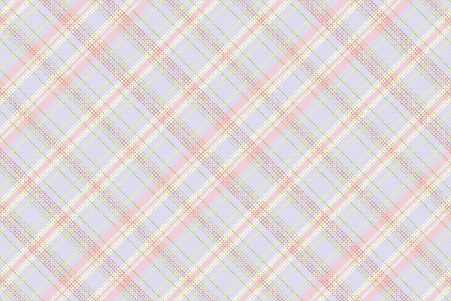 Tartan plaid pattern with texture and summer color. vector