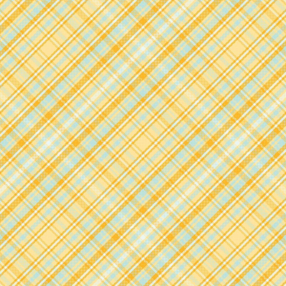 Tartan plaid pattern with texture and summer color. vector