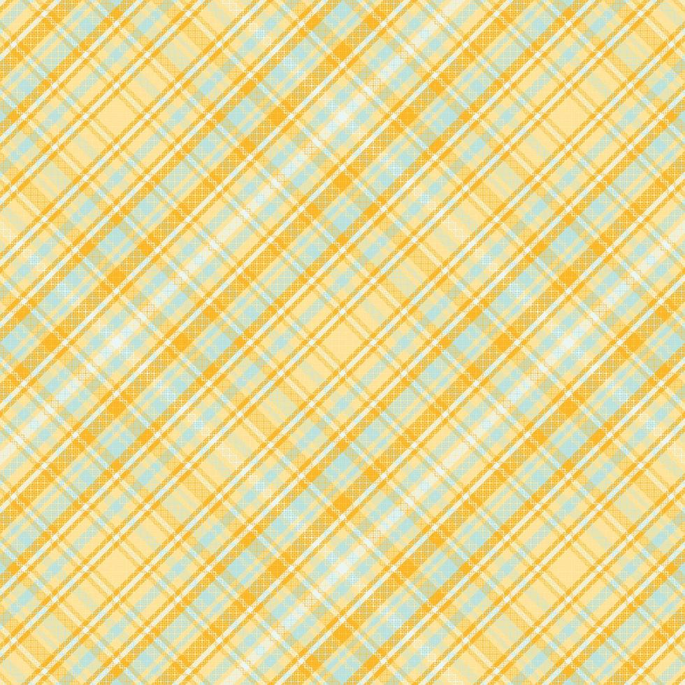 Tartan plaid pattern with texture and summer color. vector