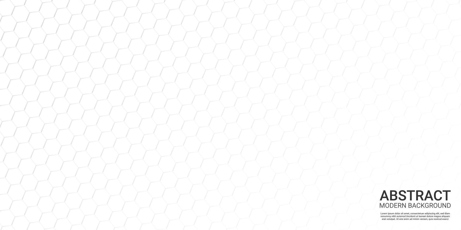 Gray hexagonal lines background. Abstract hexagonal shape background. vector