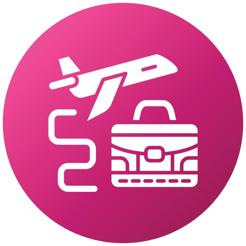 Business Trip Icon Style vector