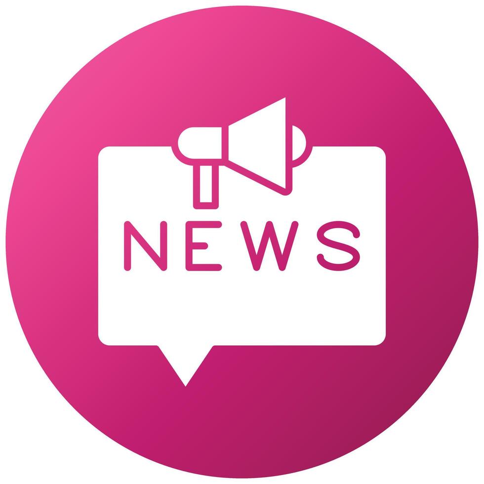 News Banner Icon Style vector