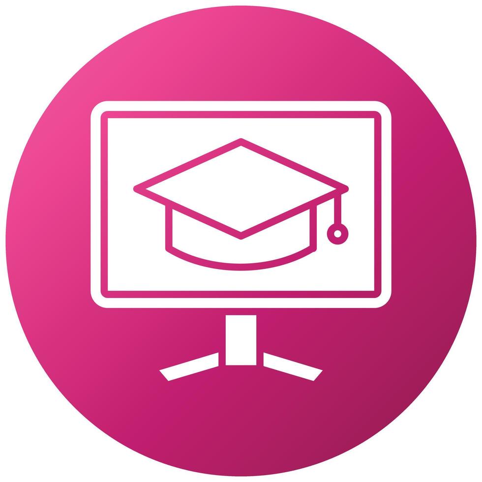 E-learning Icon Style vector