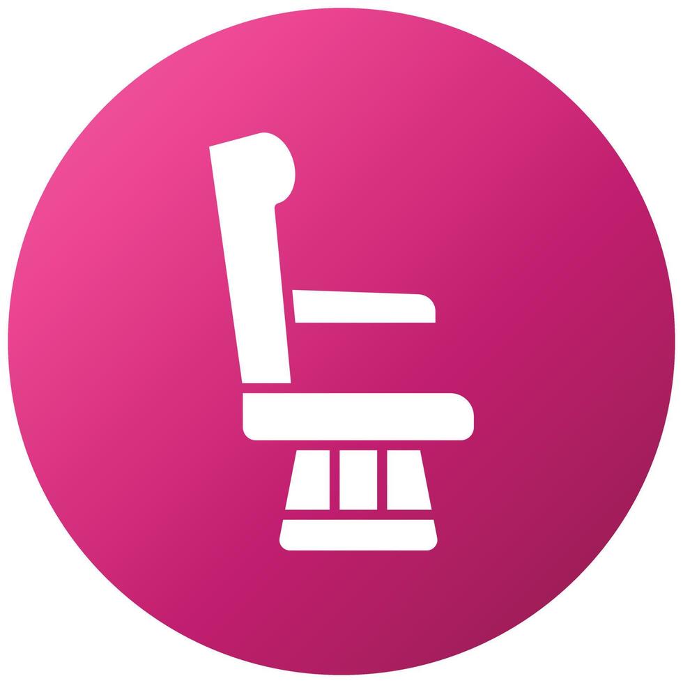 Airplane Seat Icon Style vector