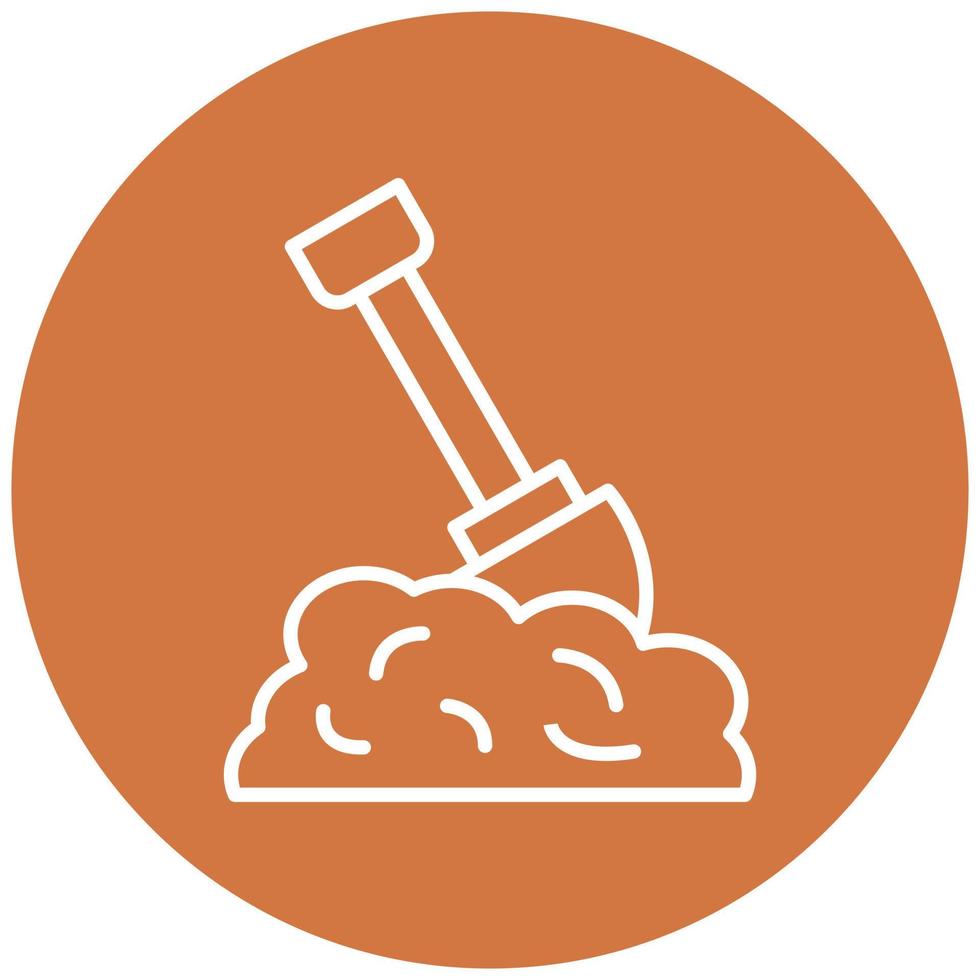 Digging Icon Style vector
