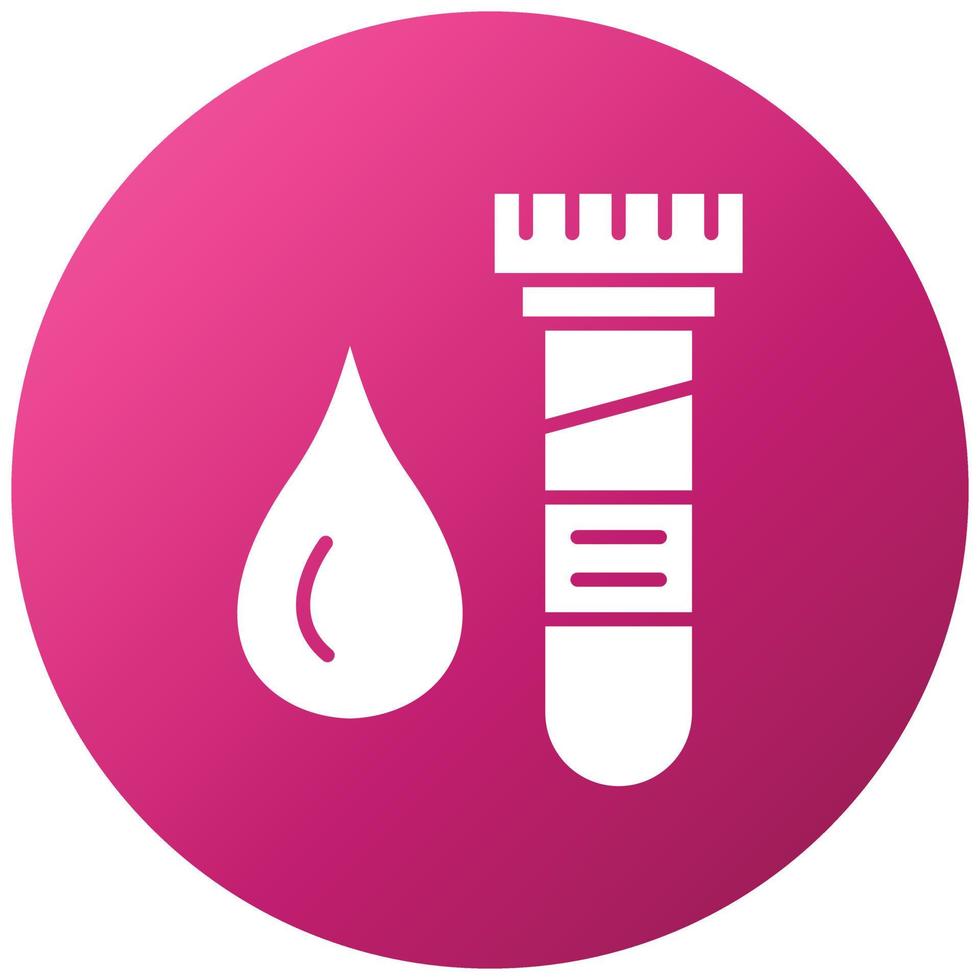 Blood Sample Icon Style vector