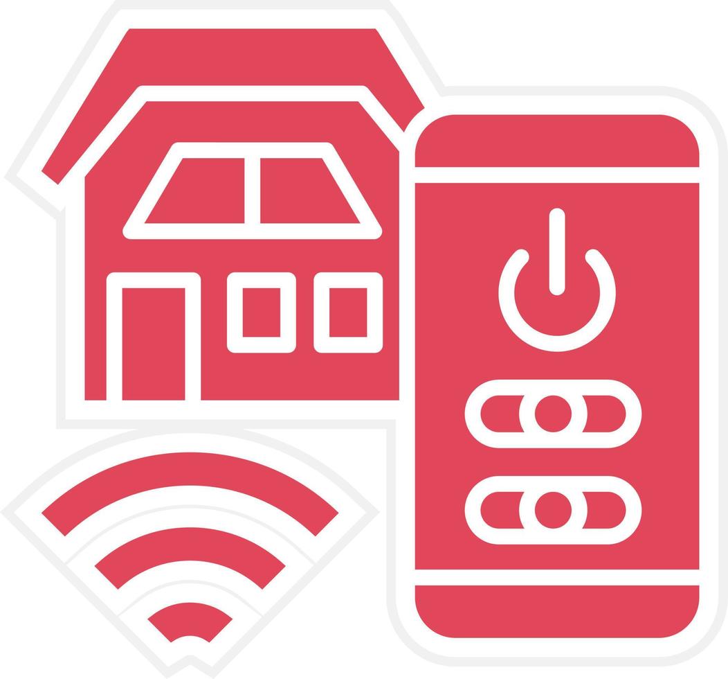 Home Control Icon Style vector