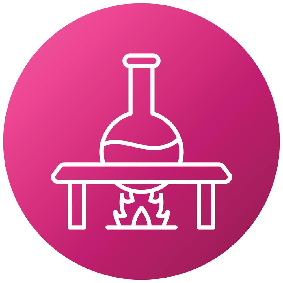 Bunsen Burner Icon Style vector