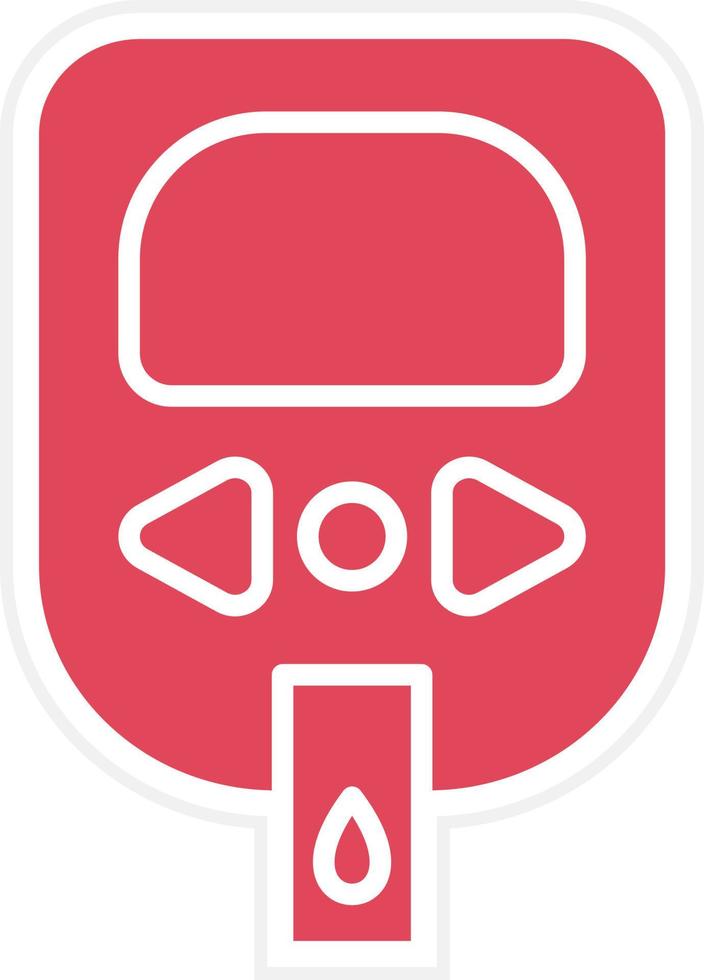 Diabetes Test Icon Style vector