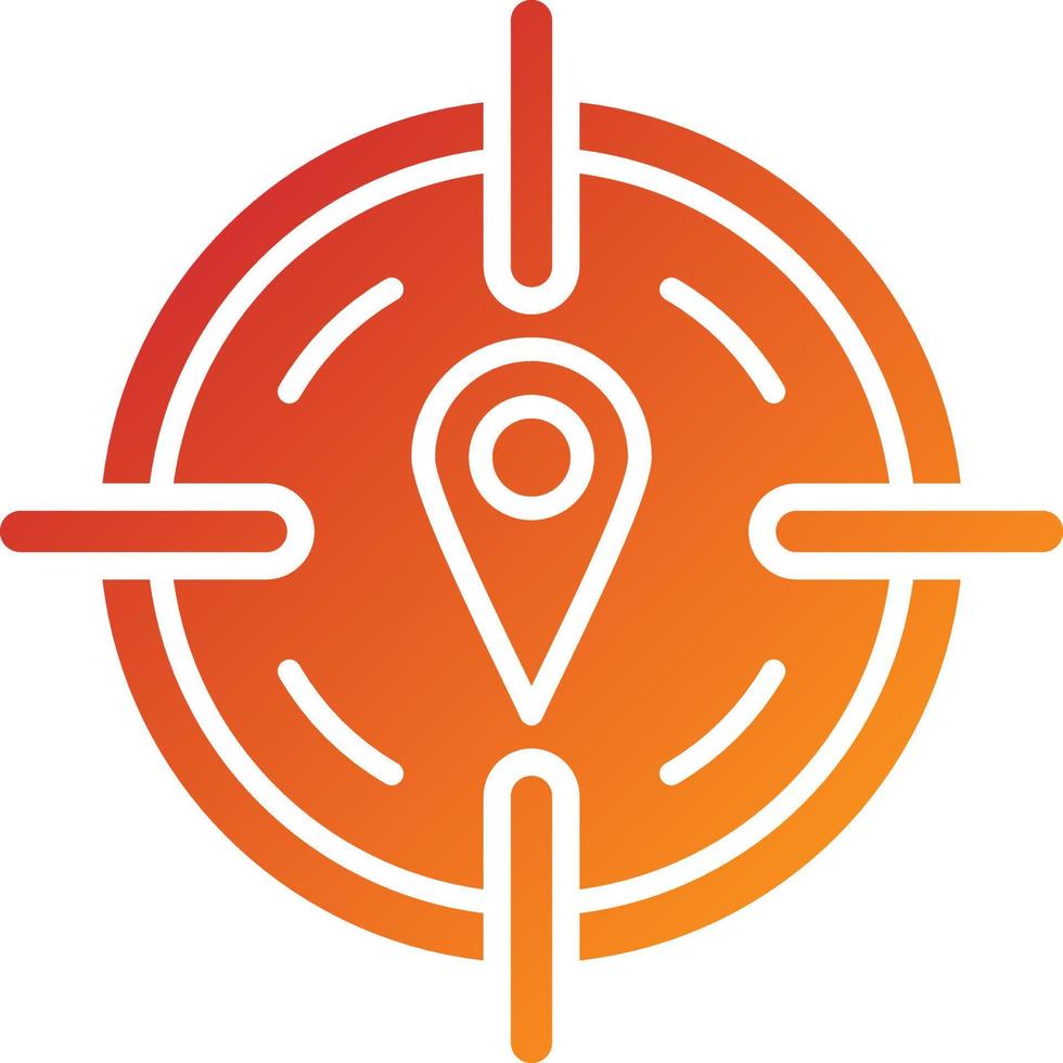 GPS Icon Style vector
