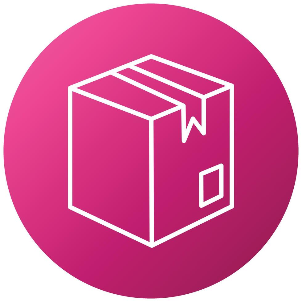 Package Box Icon Style vector