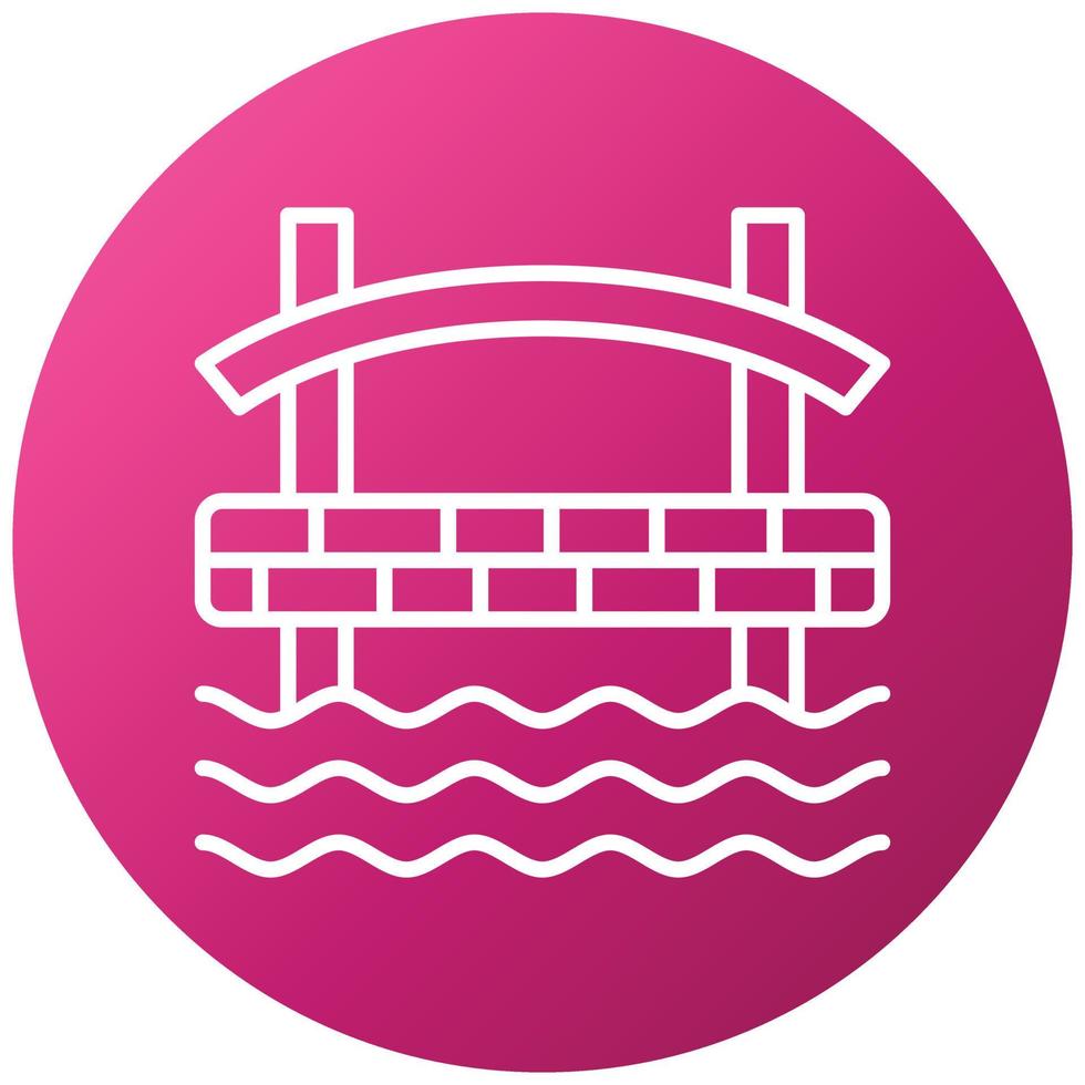 Bridge Icon Style vector