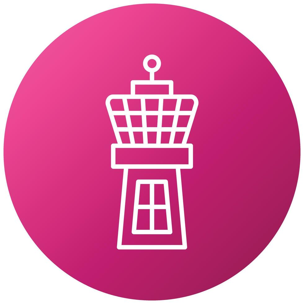 Control Tower Icon Style vector