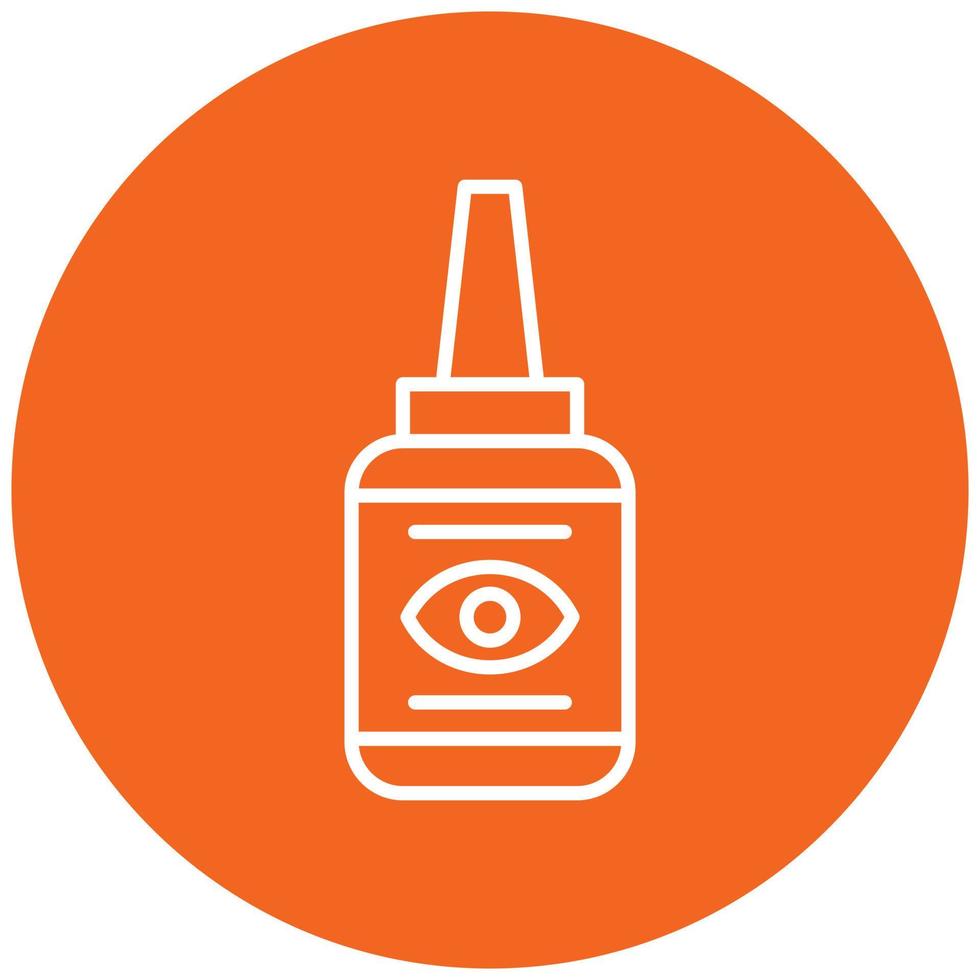 Eye Drop Icon Style vector