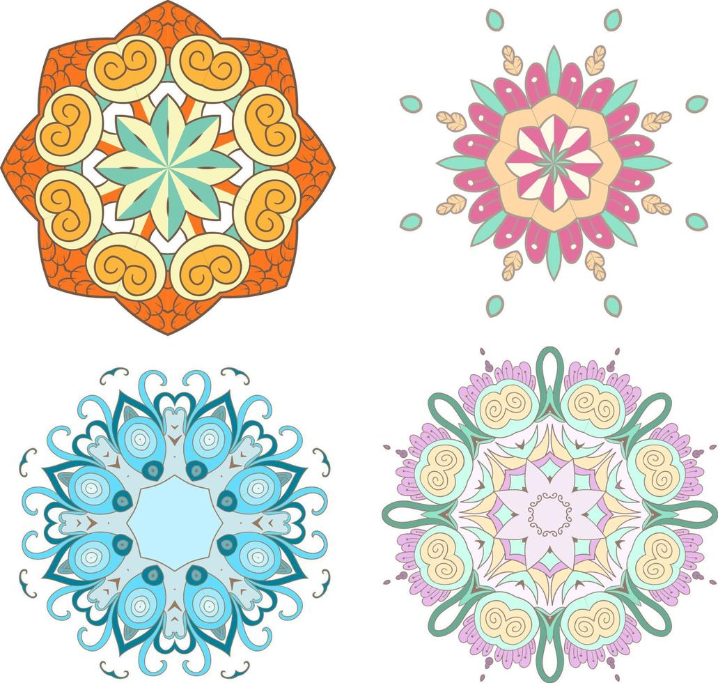 Abstract mandala background vector