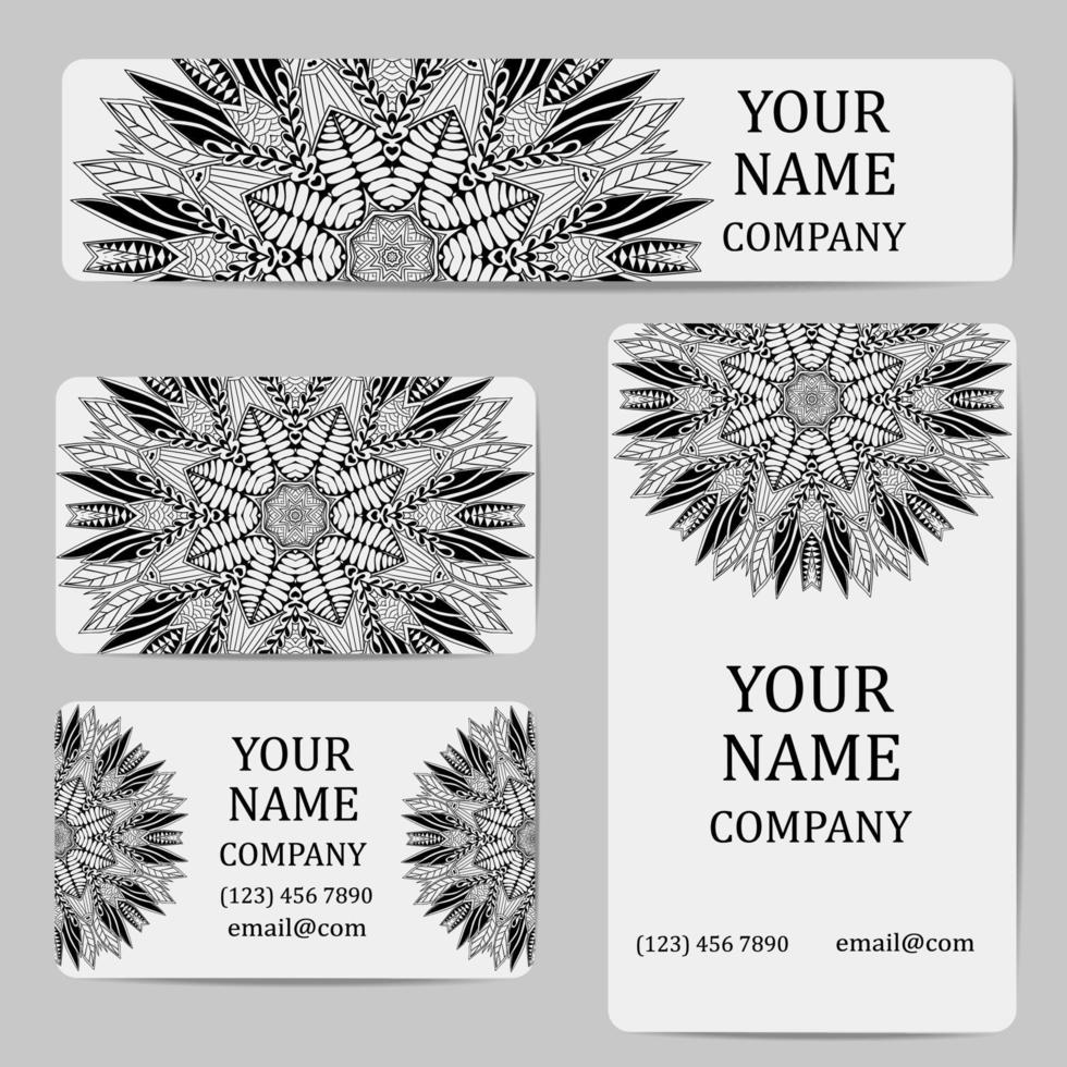 Business card for your design vector