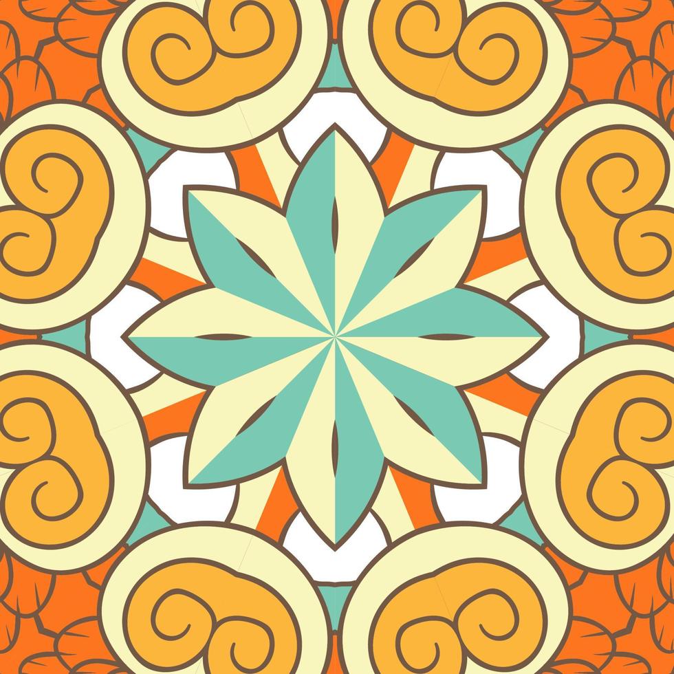 Abstract mandala background vector