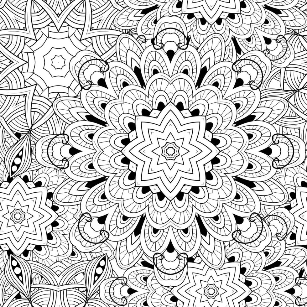 Abstract mandala background vector